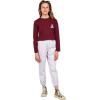 Volcom Girls’ Pocket Dial Long Sleeve Tee(Burgundy)
