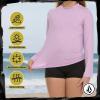 Volcom Girls Rash Guard 2 Pack Rash Guard for Girls Long Sleeve Swim Shirt SPF50+(Lavender)