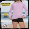 Volcom Girls Rash Guard for Girls Long Sleeve Swim Shirt SPF50+(Lavender)