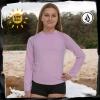 Volcom Girls Rash Guard for Girls Long Sleeve Swim Shirt SPF50+(Lavender)