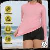Volcom Girls Rash Guard for Girls Long Sleeve Swim Shirt SPF50+(Pink)