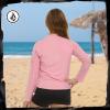 Volcom Girls Rash Guard for Girls Long Sleeve Swim Shirt SPF50+(Pink)
