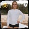 Volcom Girls Rash Guard for Girls Long Sleeve Swim Shirt SPF50+(White)