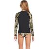 Volcom Girls Simply Core Lycra Long Sleeve Rashguard 50+ Uv Protection(Shadow Lime)