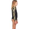 Volcom Girls Simply Core Lycra Long Sleeve Rashguard 50+ Uv Protection(Shadow Lime)
