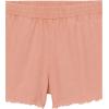 Volcom Girls’ Strutin Stone Elastic Waist Cut Off Short(Light Mauve)