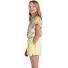 Volcom Girls’ Strutin Stone Elastic Waist Cut Off Short(Lime)