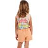 Volcom Girls’ Strutin Stone Elastic Waist Cut Off Short(Melon)