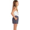 Volcom Girls’ Strutin Stone Elastic Waist Cut Off Short(Midnight Blue)