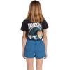 Volcom Girls’ Sunday Strut Rolled Cuff Short(Airforce Blue)