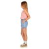 Volcom Girls’ Sunday Strut Rolled Cuff Short(Indigo)