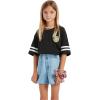 Volcom Girls’ Sunday Strut Rolled Cuff Short(Pale Blue)