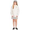 Volcom Girls’ Truly Stoked Fleece Sweatshirt(Light Grey)
