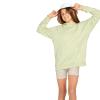 Volcom Girls’ Truly Stoked Fleece Sweatshirt(Sage)