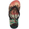 Volcom Men’s Rocker Flip Flop Sandal(Bright Coral)