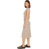 Volcom Women’s All Booed Up Fitted Midi Dress(Taupe)
