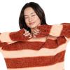 Volcom Womens Bubble Tea Boxy Fit Sweater(Nutmeg)