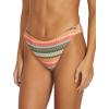 Volcom Womens Cheekini Bikini Bottom – Low-Rise Cheeky Swim Bottom Made with Recycled Fabric(Multi Sol)