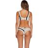 Volcom Womens Cheekini Bikini Bottom – Low-Rise Cheeky Swim Bottom Made with Recycled Fabric(Multi Stripe)