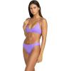 Volcom Womens Cheekini Bikini Bottom – Low-Rise Cheeky Swim Bottom Made with Recycled Fabric(Purple Passion)