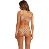 Volcom Womens Cheekini Bikini Bottom – Low-Rise Cheeky Swim Bottom Made with Recycled Fabric(Stripe)