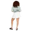 Volcom Womens Coco Ho Pleated Tennis Mini Skirt(Star White)