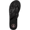 Volcom Women’s Color Me Spring Flip Flop Sandal(Black Out)
