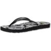 Volcom Women’s Color Me Spring Flip Flop Sandal(Black White)