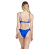 Volcom Womens Crop Bikini Top – Seamless Swim Top with Cropped Fit, Adjustable Straps, and Removable Cups(Blue)