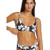 Volcom Womens Crop Bikini Top – Seamless Swim Top with Cropped Fit, Adjustable Straps, and Removable Cups(Lily)