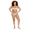 Volcom Womens Crop Bikini Top – Seamless Swim Top with Cropped Fit, Adjustable Straps, and Removable Cups(Sea)