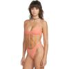 Volcom Womens Crop Bikini Top – Seamless Swim Top with Cropped Fit, Adjustable Straps, and Removable Cups(Sunset)