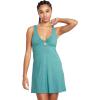 Volcom Womens Desert Bunnie Reversible Fit and Flare Knit Mini Dress(Jade)
