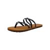 Volcom Women’s Easy Breezy II Flip Flop Sandal – Recliner Comfort Foam Footbed, New Black, 8