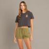 Volcom Womens Enternet Short Sleeve Tee(Black 423)
