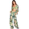 Volcom Women’s Excapism Wide Leg Beach Pant(Slate Grey)