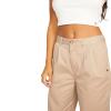Volcom Womens Frochickie Trouser Slim Fit Chino Pant(Taupe)