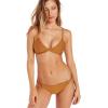 Volcom Womens Full Bikini Bottom – Low-Rise Swim Bottom with Full Coverage, Made from Recycled Fabric(Bronze)