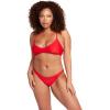 Volcom Womens Full Bikini Bottom – Low-Rise Swim Bottom with Full Coverage, Made from Recycled Fabric(Candy Apple)