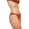 Volcom Womens Full Bikini Bottom – Low-Rise Swim Bottom with Full Coverage, Made from Recycled Fabric(Dark Clay)