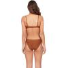 Volcom Womens Full Bikini Bottom – Low-Rise Swim Bottom with Full Coverage, Made from Recycled Fabric(Dark Clay)