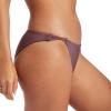 Volcom Womens Full Bikini Bottom – Low-Rise Swim Bottom with Full Coverage, Made from Recycled Fabric(Eggplant)