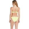 Volcom Womens Full Bikini Bottom – Low-Rise Swim Bottom with Full Coverage, Made from Recycled Fabric(Lime Ice)