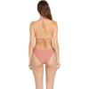 Volcom Womens Full Bikini Bottom – Low-Rise Swim Bottom with Full Coverage, Made from Recycled Fabric(Mauve Rose)