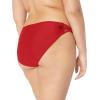 Volcom Womens Full Bikini Bottom – Low-Rise Swim Bottom with Full Coverage, Made from Recycled Fabric(True Red)