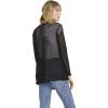 Volcom Women’s Go Go Wrap Open Front Cardigan Sweater (Regular & Plus Size)(Black)