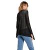Volcom Women’s Go Go Wrap Open Front Cardigan Sweater (Regular & Plus Size)(Black 2)