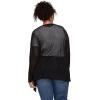 Volcom Women’s Go Go Wrap Open Front Cardigan Sweater (Regular & Plus Size)(Black)