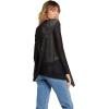 Volcom Women’s Go Go Wrap Open Front Cardigan Sweater (Regular & Plus Size)(Blk)