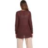 Volcom Women’s Go Go Wrap Open Front Cardigan Sweater (Regular & Plus Size)(Espresso)